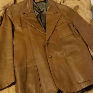 Leather Blazer